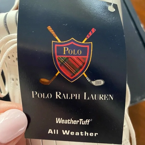 NIB POLO RALPH LAUREN WOMEN’s GOLF SHOES SIZE 8.5 - Picture 4 of 10